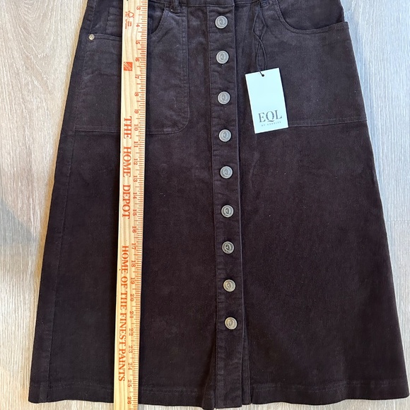 EQL by Kerrits A line corduroy skirt size 4 - Picture 4 of 7